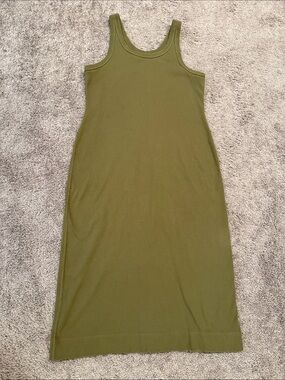 Everlane Olive Tank Maxi Dress